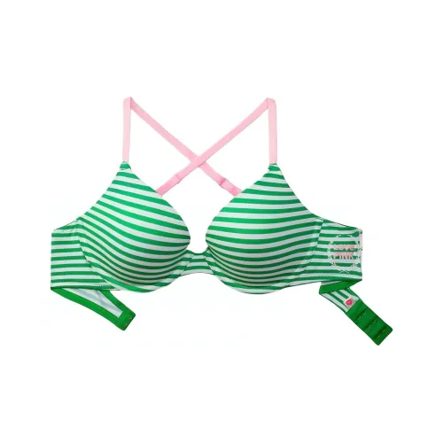 Victoria's Secret Зеленые полосы Женские Бюстгальтеры