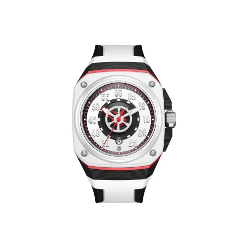 HANBORO Freelancer Collection Механические часы с силиконовым ремешком черный циферблат мужские часы