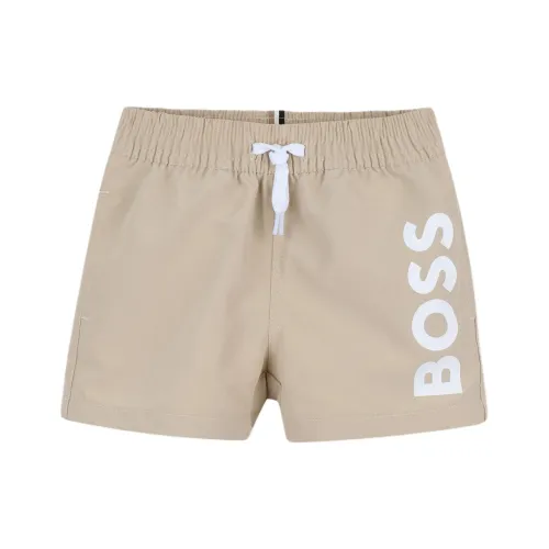 Hugo Boss Хаки Унисекс Пляжные шорты