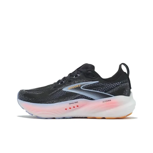 Brooks Glycerin 22 Low Топ Повседневные Беговые Кроссовки Женские Черный Фиолетовый