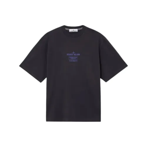 STONE ISLAND Рубашка Мужская Ink Синий