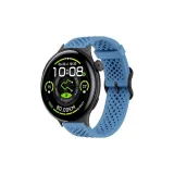 [Светло-Синий] - Дышащий, Удобный, Дружественный к коже, Силиконовый, Спортивный, Часы, Полоска