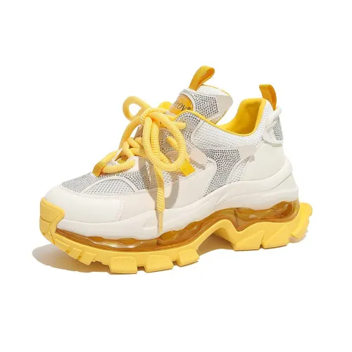 Amoy Love Устойчивые к истиранию Низкие Топ Кроссовки с Толстой Подошвой Женские