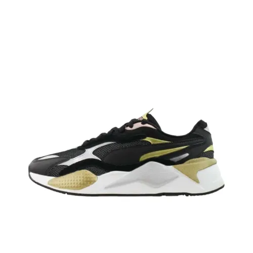 PUMA RS X3 Low Топ Повседневная обувь Женская Черное Золото