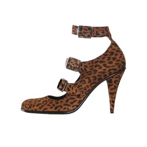Vivienne Westwood Savage Туфли Mary Jane с каблуком-конусом 9 см женские леопардовый принт