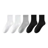 5 пачек [2 черных, 1 серый, 2 белых / носки экипажа]