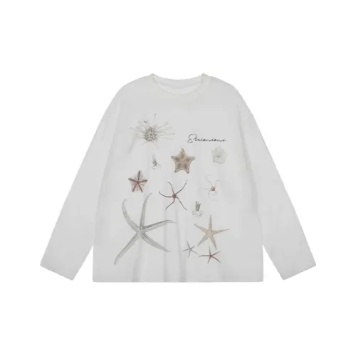 MOONCORE Длинный рукав Т-рубашка Женская