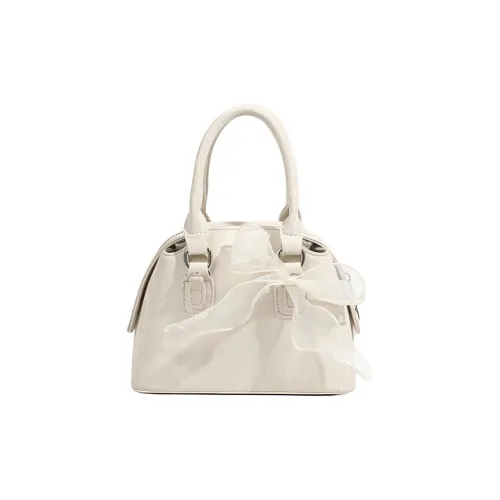 BEGOOER ПУ (полиуретан) Bowling Bag Сумка через плечо Сумка среднего размера Women's White