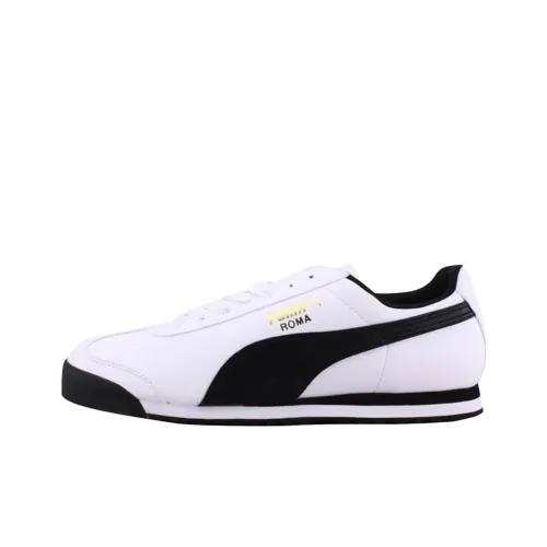 PUMA Roma Basic Low Top Повседневная обувь Унисекс Белый Черный