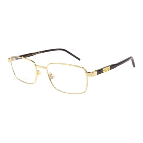 GUCCI Сплав Прямоугольные Оправы для очков Мужские Золотые