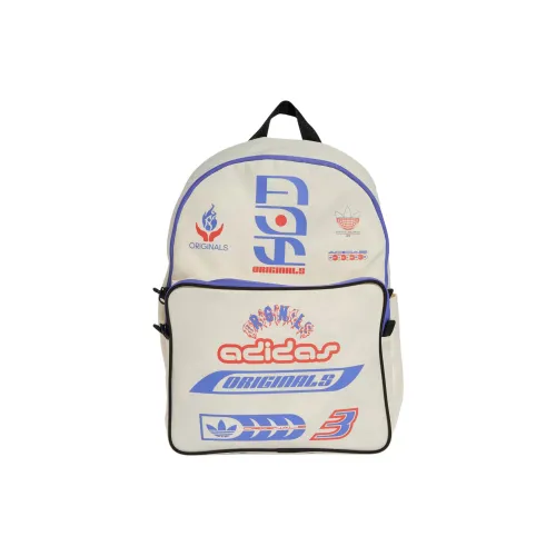 Adidas Originals Полиэстер Рюкзак Унисекс Молочно-белый Синий