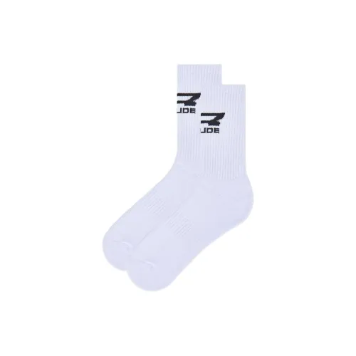 RHUDE 1 Пачка Черный Белый Мужской MID Носки до икры