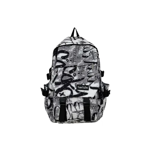 XIANGSU Нейлон Рюкзак Унисекс Белый Серый Черный