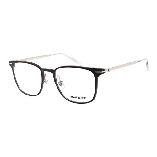 MONTBLANC Алюминий Магний Сплав Квадратные Оправы для Очков Мужские Черный Серебряный