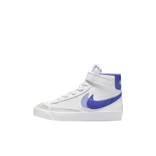 nike Blazer Mid Топ Детские Скейтбординги Белый Children Возраст 3-7 лет