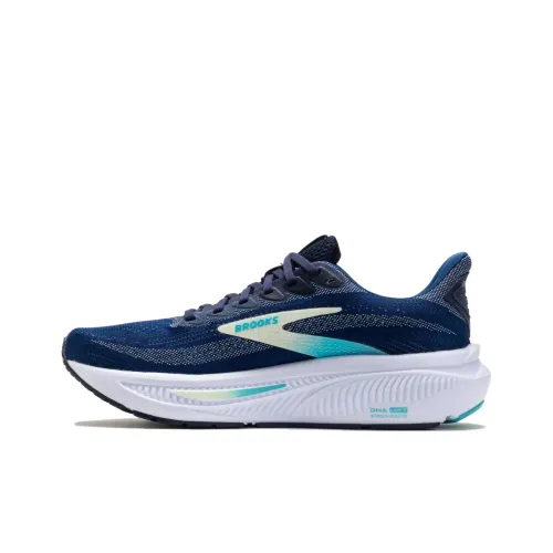 Brooks Ghost 17 Low Топ Тренировочные Беговые Кроссовки Женские Морской Синий