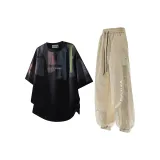 Чёрный + хаки