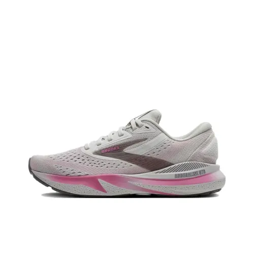 Brooks Adrenaline GTS 24 Low Топ Повседневные Беговые Кроссовки Женские Серый Фиолетовый
