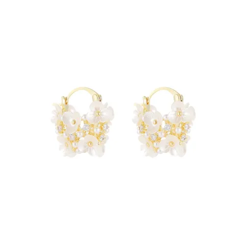 Фиолетовые серьги женские