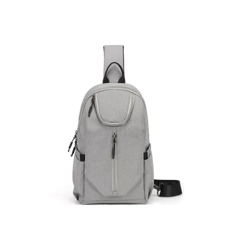 L M Oxford Sling Bag Standard Men's Black Gray L M Оксфорд Слинг Сумка Стандарт Мужская Черная Серая