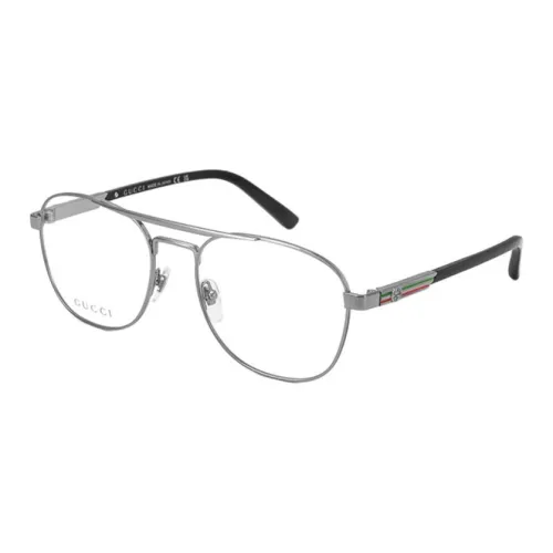 GUCCI Пластина And Металл Авиатор Оправы для очков Унисекс Золото Серебро