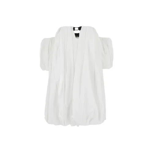 PINKO Белое Женское Короткое Платье с Рукавами