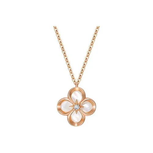 SHINE Медный Оболочка Ожерелья Женские