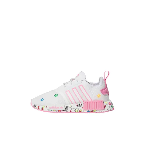 Hello Kitty x Adidas Originals NMD_R1 Low Top Kids Lifestyle Shoes Pink White Baby