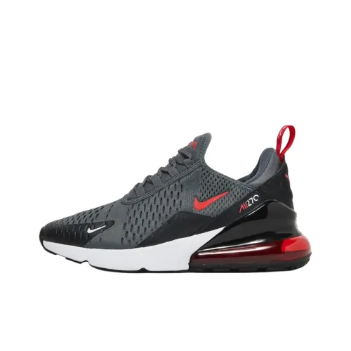 Nike Air Max 270 Low Топ Детские беговые кроссовки Серый Подростки