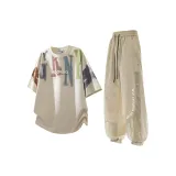 Бежево-желтый + хаки