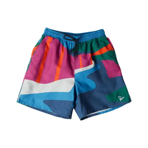 BYPARRA Men's Blue Swim Trunks