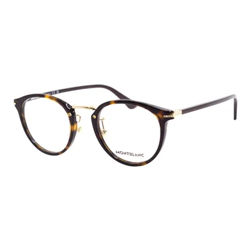MONTBLANC Пластина And Металл Нерегулярная форма Оправы для очков Мужской Черепаховый