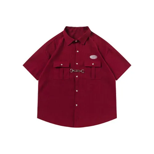 FANACULT Бургундский Унисекс Рубашки
