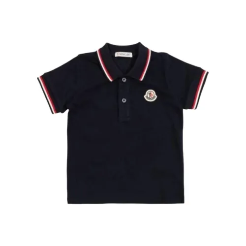 MONCLER Темно-синий Kids Поло