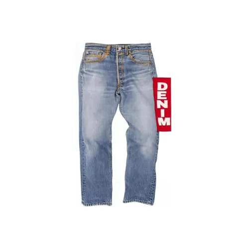 Levis Denim Tears X CPFM Co Бренд Синие Унисекс Джинсы