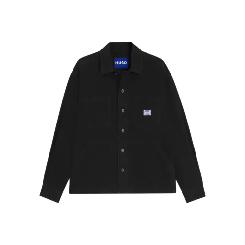 Hugo Boss Мужские Черные Рубашки