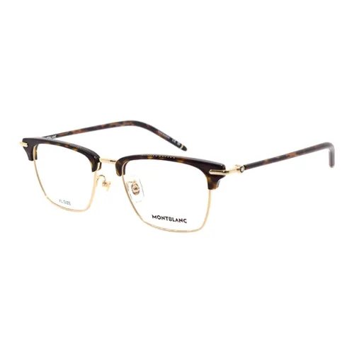 MONTBLANC Пластина And Металл Оправа «брови» Оправы для очков Мужской Черепаховый