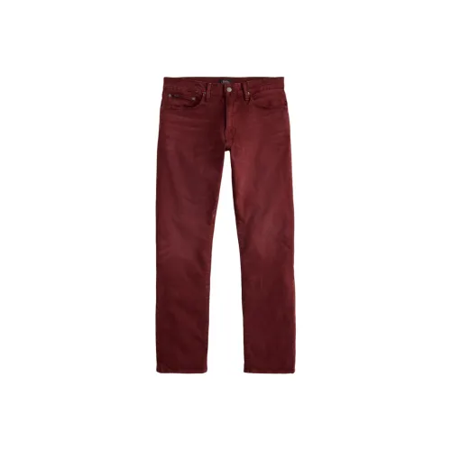 Polo Ralph Lauren Burgundy Men's Jeans Поло Ральф Лорен Бордовые Мужские Джинсы