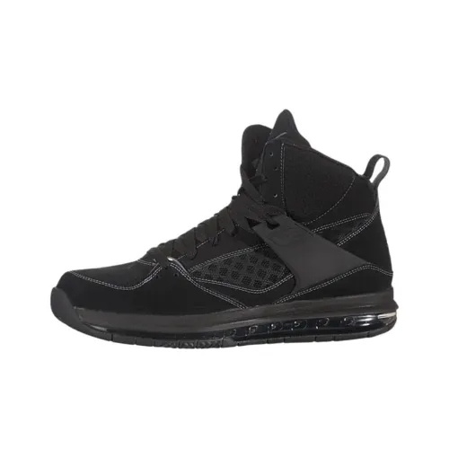 Jordan Flight 45 High Топ Винтажные Баскетбольные Кроссовки Мужские Черные