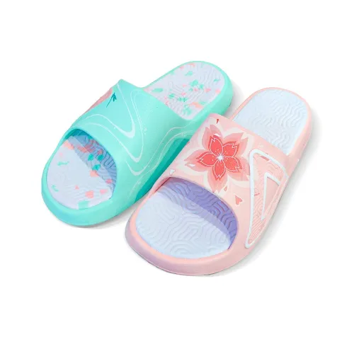 PEAK Tai Ji1,0 Противоскользящие устойчивые к запахам устойчивые к истиранию Слипоны Мужские Несовпадающие Розовый зеленый