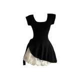 Чёрный топ + Комплект с юбкой