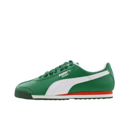 PUMA Roma Basic Low Top Повседневная обувь Унисекс Зеленый Белый