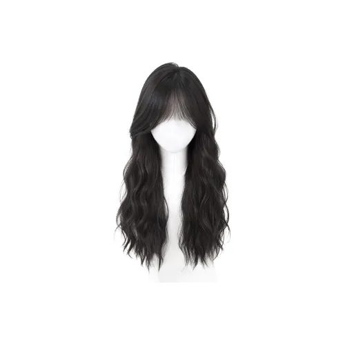Sweet Pillow House Full Wig с Воздухом Утепленный Длинный Кудрявые Волны Lazy Водная Рябь Натуральный Фронтальный с Искусственными Волосами