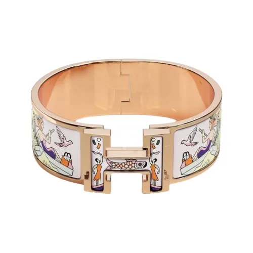 HERMES Эмаль Браслеты Женские Золото