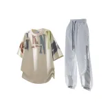 Бежево-желтый + Светло-серый