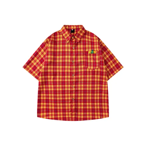 51XXHA Красный Унисекс Рубашки