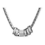 Сияющее круглое кольцо ожерелье [50+5 см]