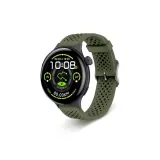 [Pine Green] - Дышащий, Удобный, Дружественный к коже, Силиконовый, Спортивный, Часы, Полоска