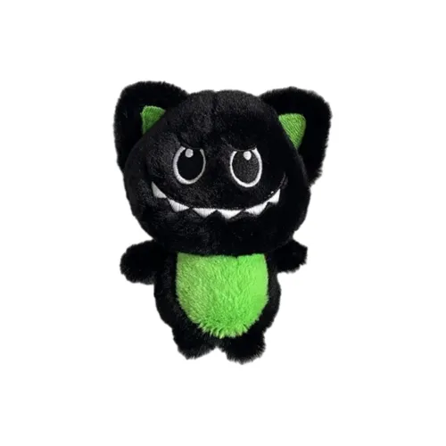 Mr. Toy Мультяшный причудливый черный кот плюшевая кукла подвеска 13 см высота