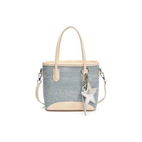 Single Warehouse ПУ (полиуретан) Деним Панель Сумка Стандартная Женская Экрю Серебристый Черный Розовый